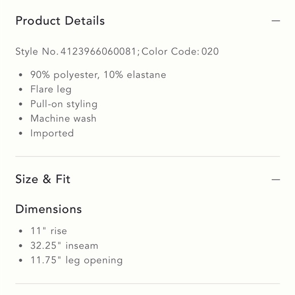 Anthropologie NWT FAUX-SUEDE FLARE PANTS - Picture 9 of 9